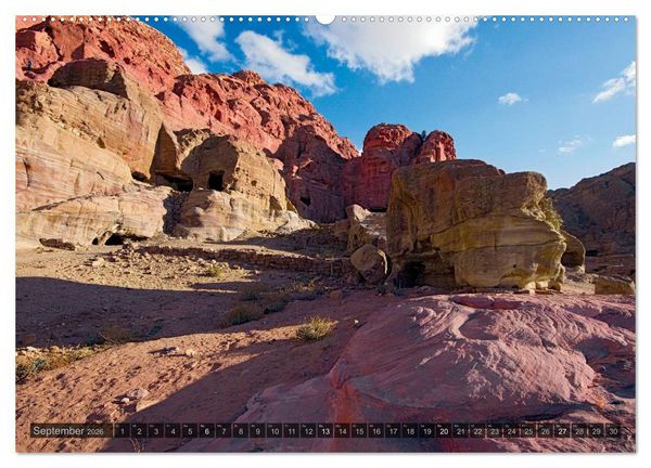 Produktbild: Jordanien &ndash; Felsenstadt Petra (hochwertiger Premium Wandkalender 2026 DIN A2 quer), Kunstdruck in Hochglanz