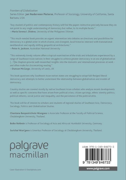 Produktbild: Globalization and Democracy in Southeast Asia