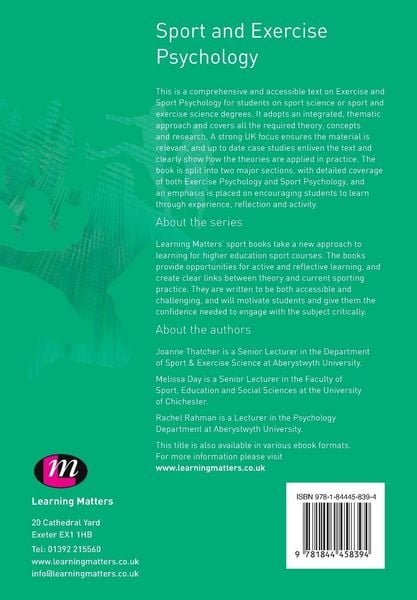 Produktbild: Sport and Exercise Psychology