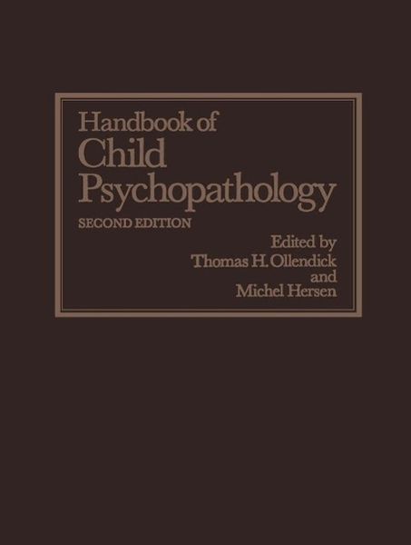Produktbild: Handbook of Child Psychopathology