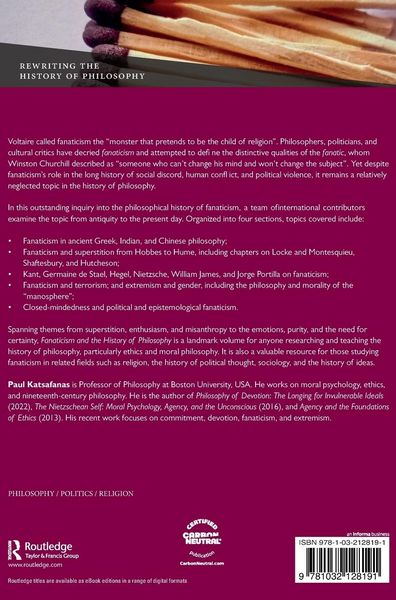 Produktbild: Fanaticism and the History of Philosophy