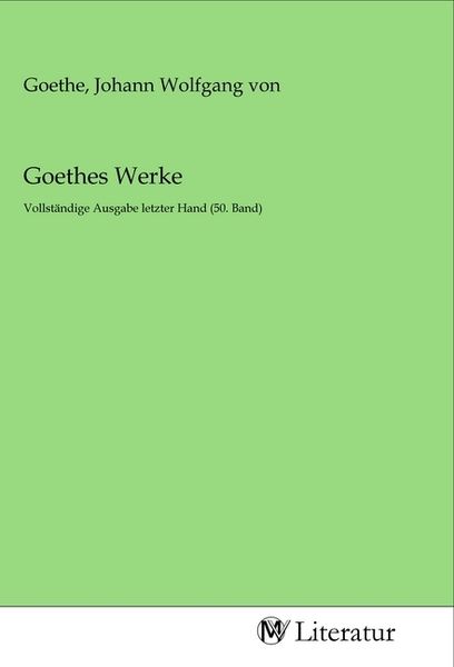 Goethes Werke, Taschenbuch von , MV-Literatur, 9783968745558
