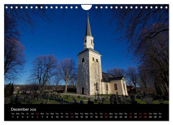 Produktbild: Monuments of Sweden 2026 (Wall Calendar 2026 DIN A4 landscape), CALVENDO 12 Month Wall Calendar