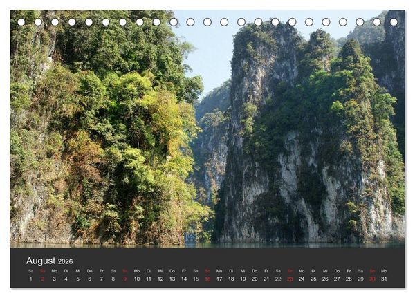 Produktbild: Thailand - exotisch und faszinierend (Tischkalender 2026 DIN A5 quer), CALVENDO Monatskalender