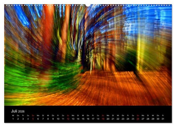 Produktbild: Magischer Wald (Wandkalender 2026 DIN A2 quer), CALVENDO Monatskalender