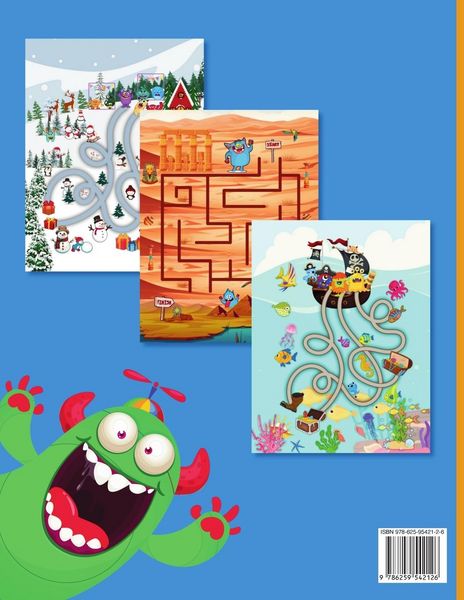 Produktbild: Amazing Monsters Mazes Activity Book For Kids 5+