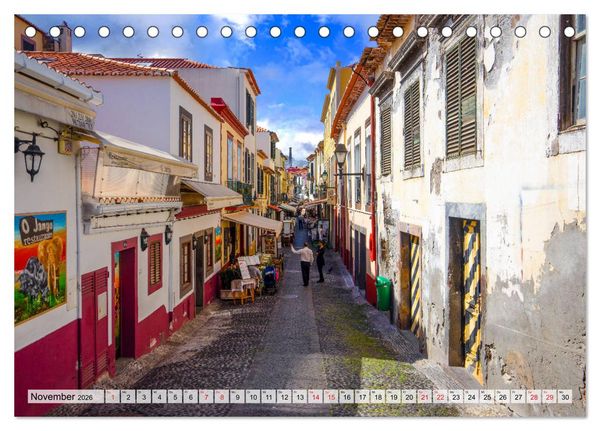 Produktbild: Madeira Die Stadt Funchal (Tischkalender 2026 DIN A5 quer), CALVENDO Monatskalender