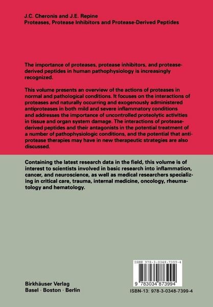 Produktbild: Proteases, Protease Inhibitors and Protease-Derived Peptides