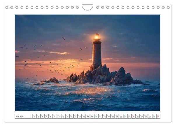 Produktbild: Die Magie des Meeres (Wandkalender 2026 DIN A4 quer), CALVENDO Monatskalender