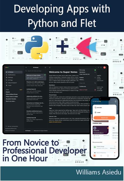 Produktbild: Developing Apps with Python and Flet