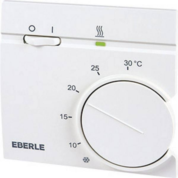 Produktbild: Eberle 121 1719 51 100 RTR 9725 Raumthermostat Aufputz Heizen / K&uuml;hlen 1St.
