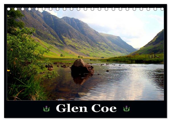 Glen Coe (Tischkalender 2026 DIN A5 quer), CALVENDO Monatskalender