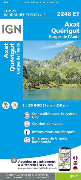 Produktbild: 2248ET Axat Qu&eacute;rigut 1:25000