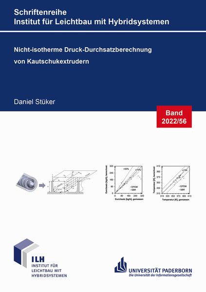 Produktbild: Nicht-isotherme Druck-Durchsatzberechnung von Kautschukextrudern