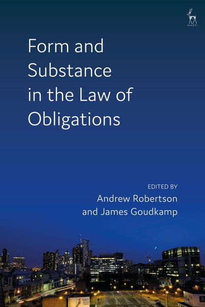 Produktbild: Form and Substance in the Law of Obligations