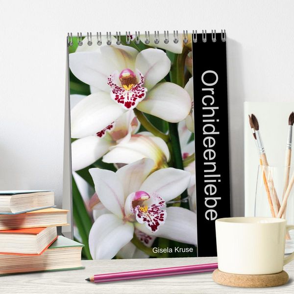 Produktbild: Orchideenliebe (Tischkalender 2026 DIN A5 hoch), CALVENDO Monatskalender