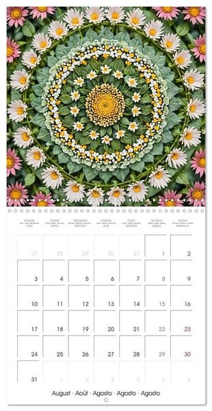 Produktbild: Mandalas of Mother Earth (Wall Calendar 2026 12 &times; 12 Inch) CALVENDO 12 Month Wall Calendar