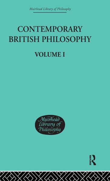 Produktbild: Contemporary British Philosophy