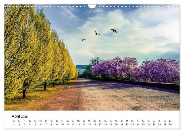 Produktbild: Kassel - Morgenlicht (Wandkalender 2026 DIN A3 quer), CALVENDO Monatskalender