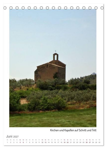 Produktbild: Buen Camino - Unterwegs auf dem Jakobsweg (Tischkalender 2027 DIN A5 hoch), CALVENDO Monatskalender