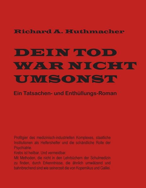Produktbild: Dein Tod war nicht umsonst