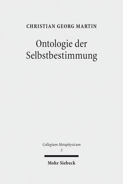 Produktbild: Ontologie der Selbstbestimmung