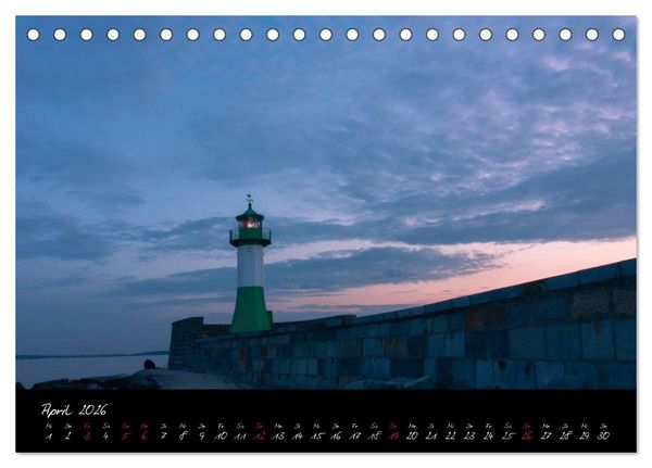 Produktbild: Sassnitz und R&uuml;gen (Tischkalender 2026 DIN A5 quer), CALVENDO Monatskalender