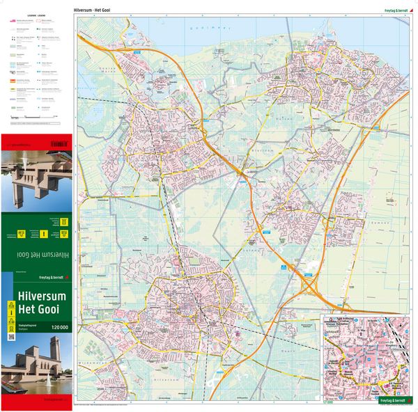 Produktbild: freytag & berndt Stadtplan Hilversum / 't Gooi 1:20.000