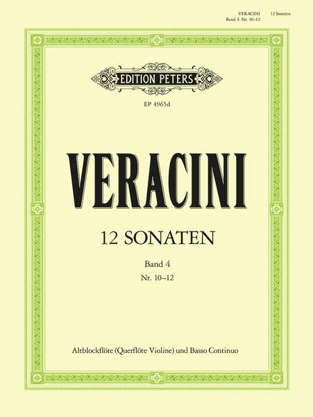 Produktbild: 12 Sonatas Op.1 Vol.4