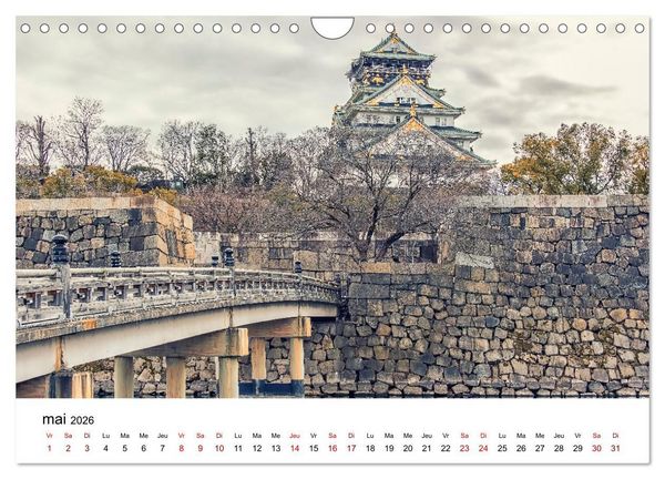 Produktbild: Merveilleux Japon (Calendrier mural 2026 DIN A4 vertical), CALVENDO calendrier mensuel