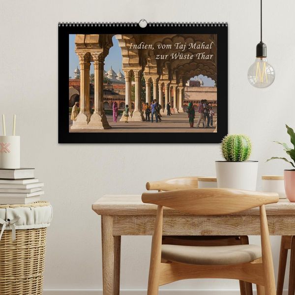 Produktbild: Indien, vom Taj Mahal zur W&uuml;ste Thar (Wandkalender 2026 DIN A3 quer), CALVENDO Monatskalender