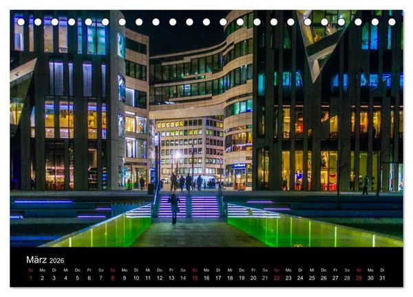 Produktbild: D&uuml;sseldorf - Impressionen (Tischkalender 2026 DIN A5 quer), CALVENDO Monatskalender