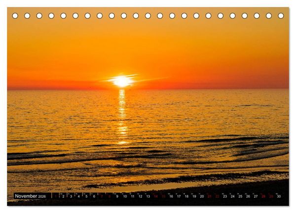 Produktbild: Inselliebe Langeoog (Tischkalender 2026 DIN A5 quer), CALVENDO Monatskalender