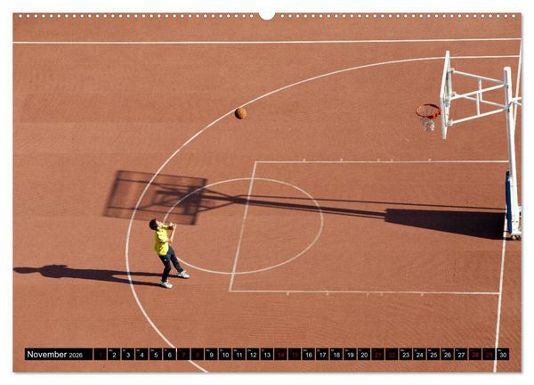 Produktbild: Trendsport Basketball (Wandkalender 2026 DIN A2 quer), CALVENDO Monatskalender