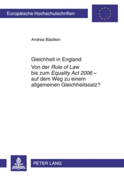 Produktbild: Gleichheit in England