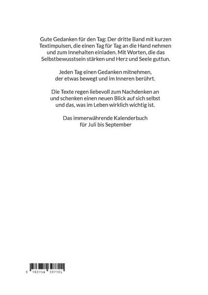 Produktbild: Gute Gedanken f&uuml;r den Tag - In F&uuml;lle leben