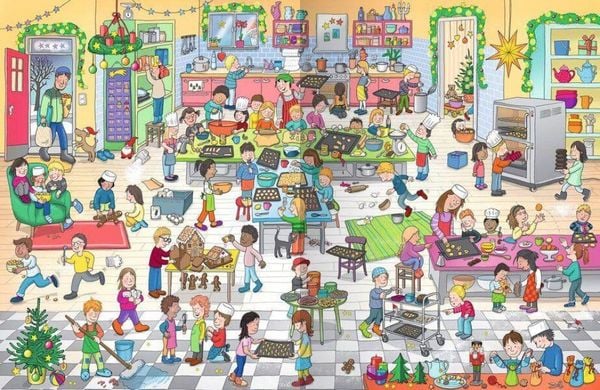 Produktbild: Mein gro&szlig;es Wimmelbuch Weihnachten