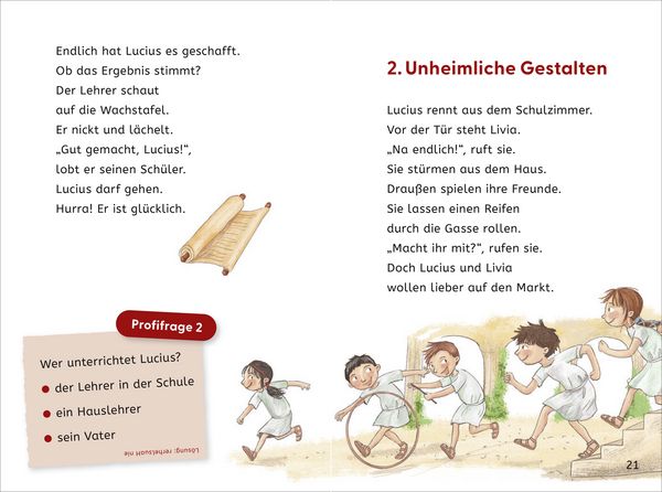 Produktbild: Leseprofis &ndash; Ritter, R&ouml;mer, finstere Schurken, 2. Klasse (Doppelband)