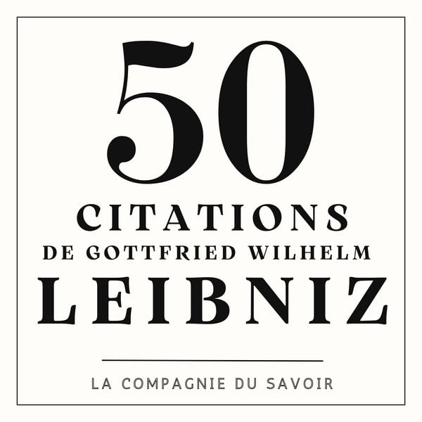Produktbild: 50 citations de Leibniz