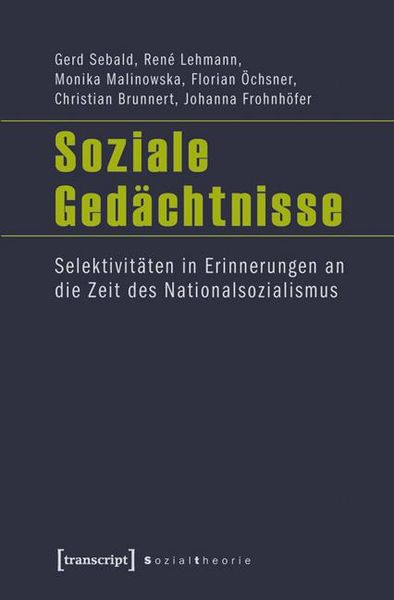Produktbild: Soziale Ged&auml;chtnisse