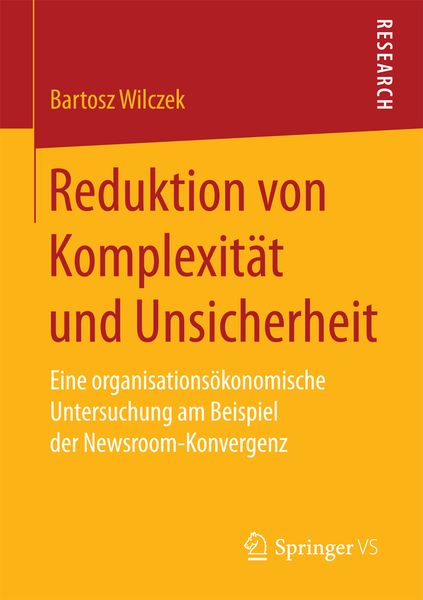 Produktbild: Reduktion von Komplexit&auml;t und Unsicherheit