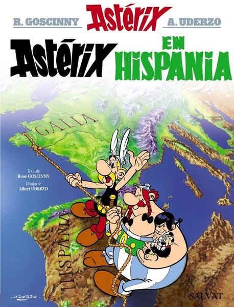 Asterix Spanische Ausgabe 14. Astérix en Hispania, Gebundene Ausgabe von René Goscinny, Salvat Editores, 978-84-696-0261-4
