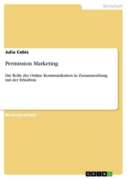Produktbild: Permission Marketing
