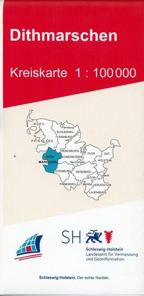 Produktbild: Dithmarschen Kreiskarte 1 : 100 000