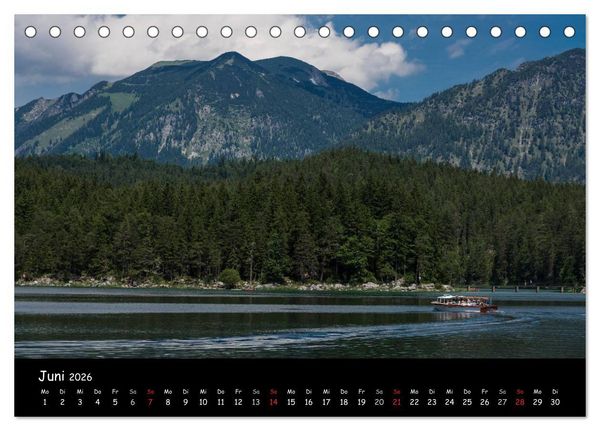 Produktbild: Sch&ouml;nes Oberbayern (Tischkalender 2026 DIN A5 quer), CALVENDO Monatskalender