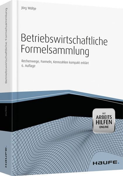 Produktbild: Betriebswirtschaftliche Formelsammlung - mit Arbeitshilfen online