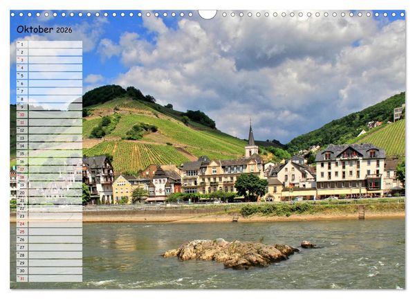 Produktbild: Von Lahnstein bis R&uuml;desheim - Am wundersch&ouml;nen Mittelrhein (Wandkalender 2026 DIN A3 quer), CALVENDO Monatskalender