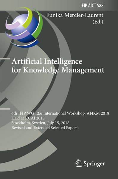 Produktbild: Artificial Intelligence for Knowledge Management