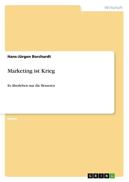 Produktbild: Marketing ist Krieg