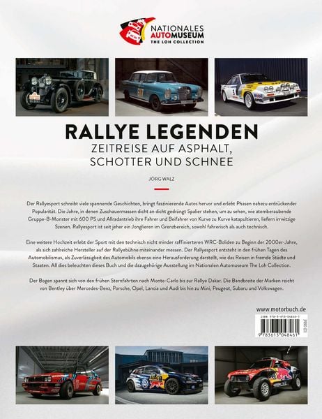 Produktbild: Rallye Legenden - Zeitreise auf Asphalt, Schotter und Schnee